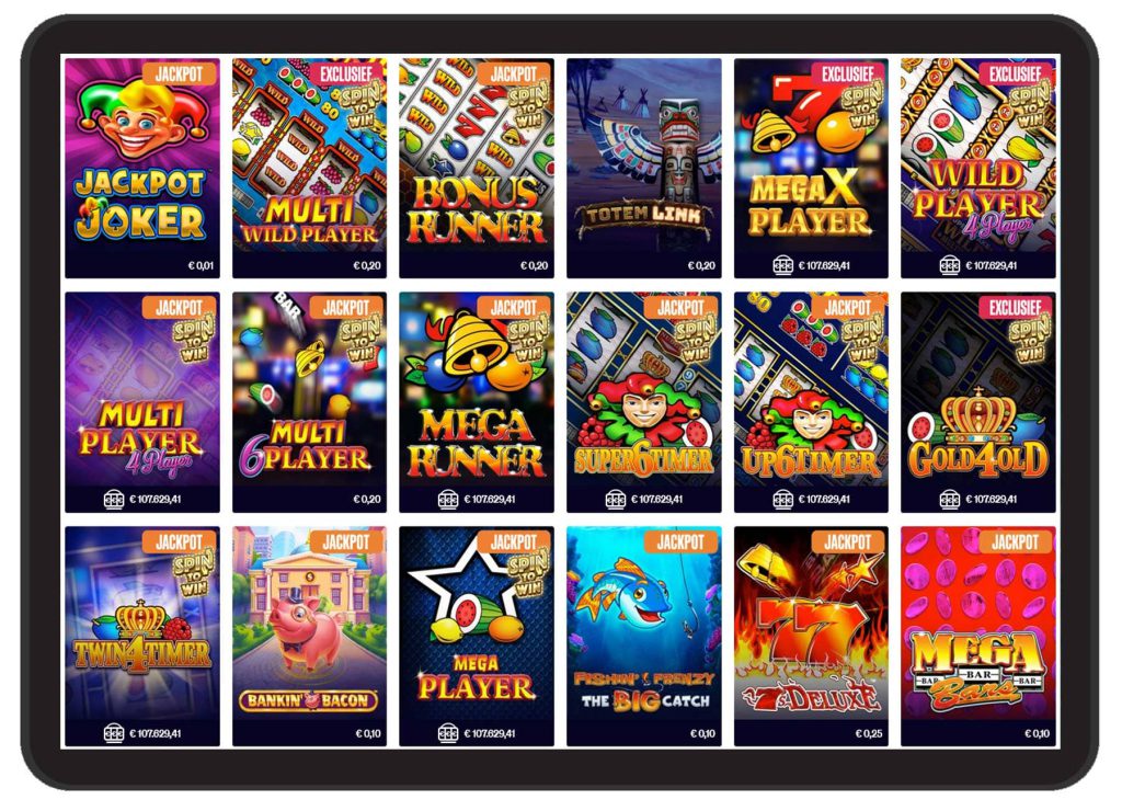 Overzicht van casinospelletjes met een jackpot