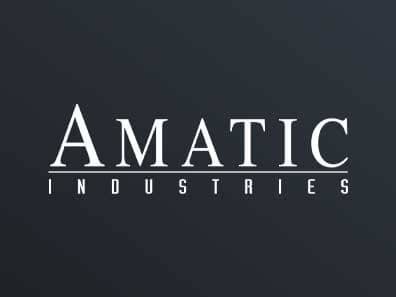 De casino software van Amatic (het logo)