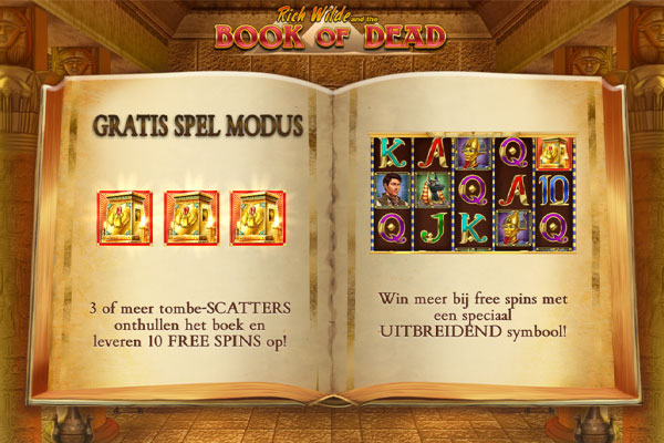 Het gratis spel wat je op Book of Dead kunt spelen