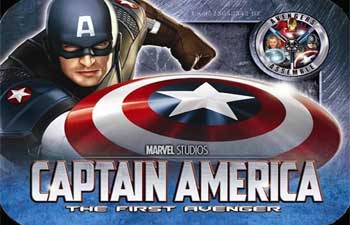 De videoslot Captain America van online casino aanbieders in samenwerking met Playtech
