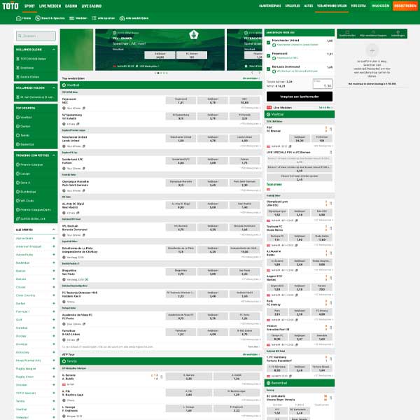 Bij TOTO gebruik maken van de Wedden op Sport bonus